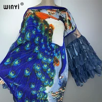 Robe plissée élastique WINYI, style kaftan, abaya de luxe pour femme musulmane, idéale pour la plage, les soirées et les événements à Dubaï 3