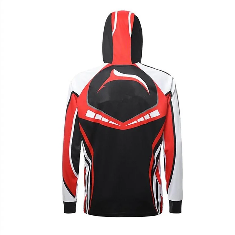 Description Picture 3 of itemAnti-UV Long Sleeve Fishing Jersey Professional Breathable Quick Dry Fishing Hoodie Outdoor Men Clothes Fishing Coat