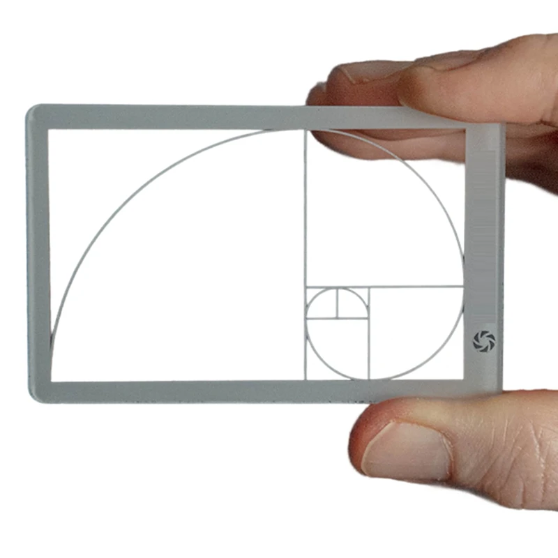 View Finder/Viewer Photography/Painting/Drawing Credit Card Size Fits In Wallet White 1 Piece 6