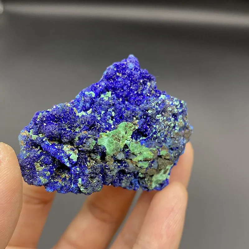10-20g Natural Azurite Malachite Raw Stone Mineral Specimen Geode Healing Home Decoration Holiday Gift 3