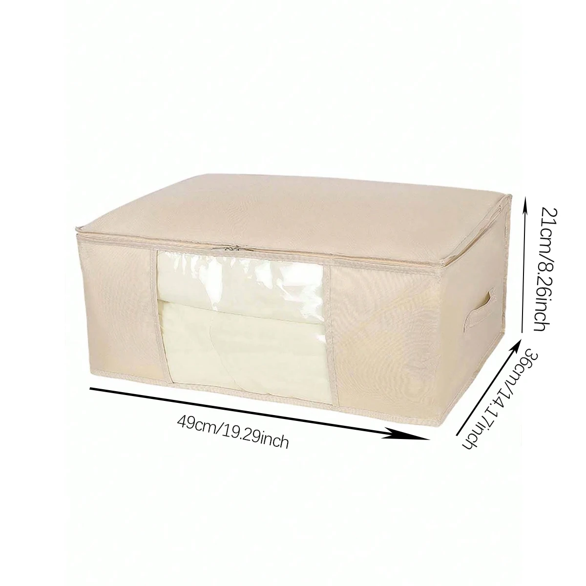 1 large capacity quilt storage bag,thick clothing packaging box, dust-proof storage box and container,household storage utensils 2