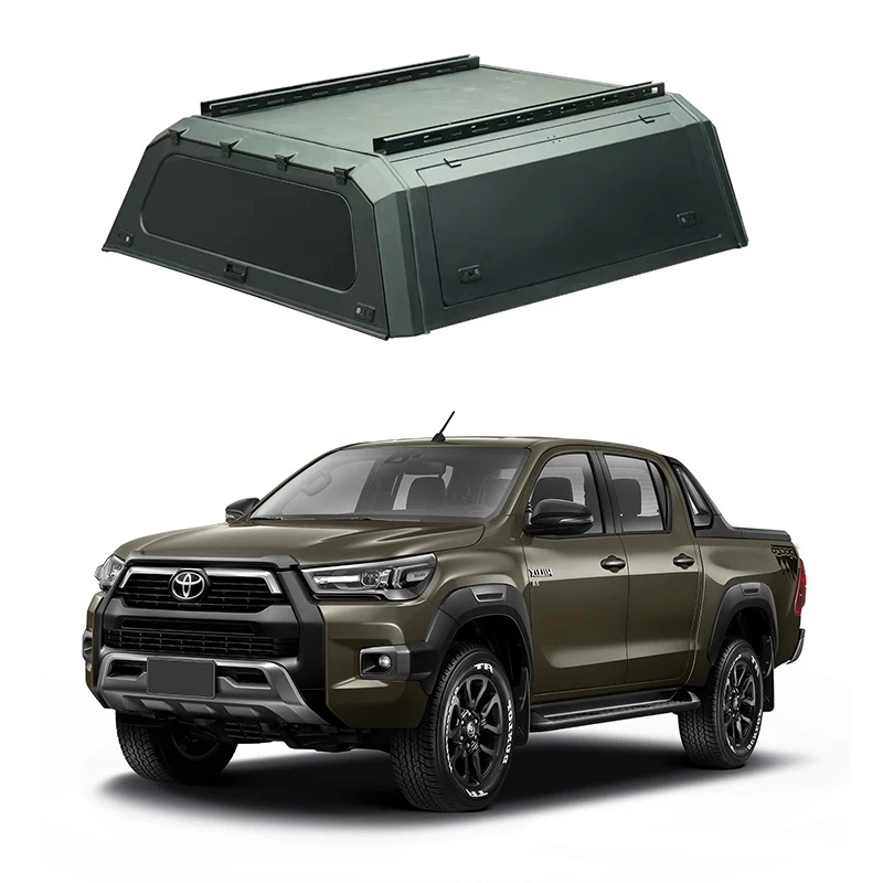 

New Design High Quality truck canopy topper camper hardtop Pickup truck Universal 4x4 Accessories for Toyota-Hilux-Rocco