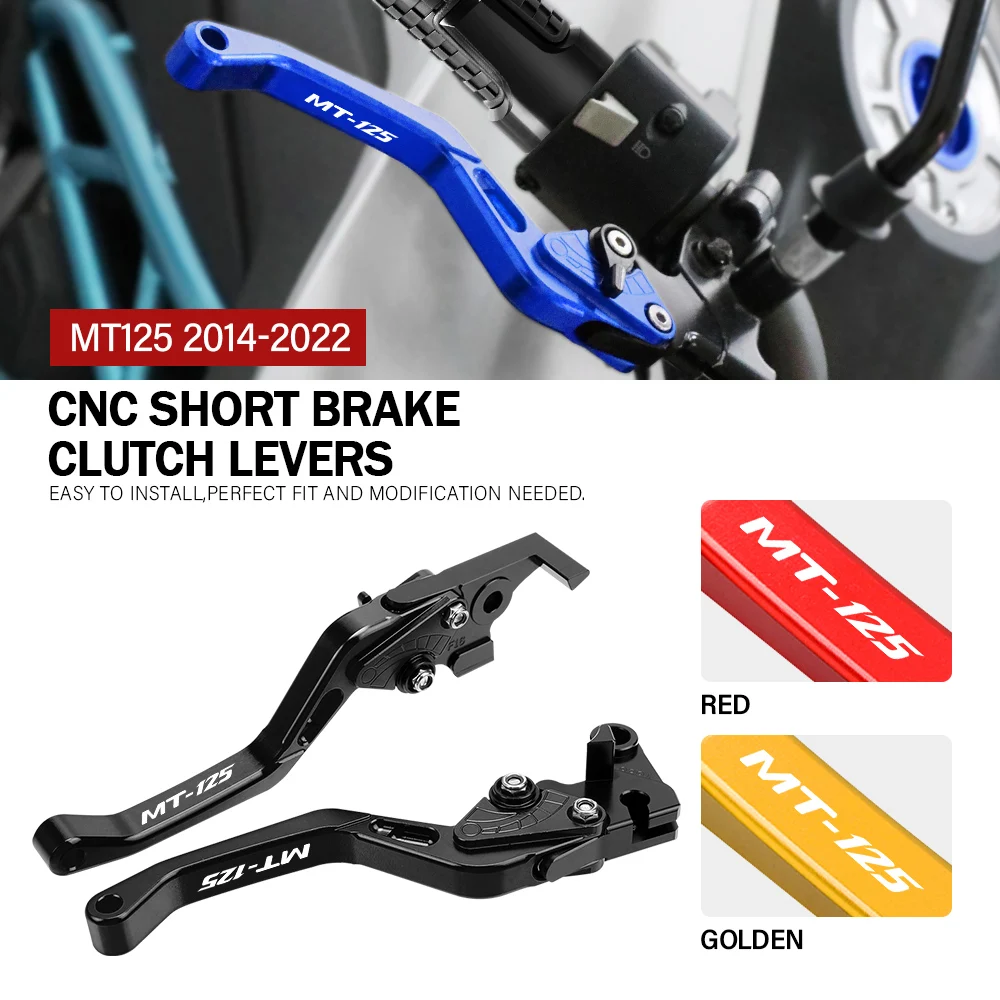 

Рычаги тормозной муфты для YAMAHA MT125 2014 2015 2016 2017 2018 2019 2020 2021 2022 Мотоциклетные аксессуары рычаги ручек