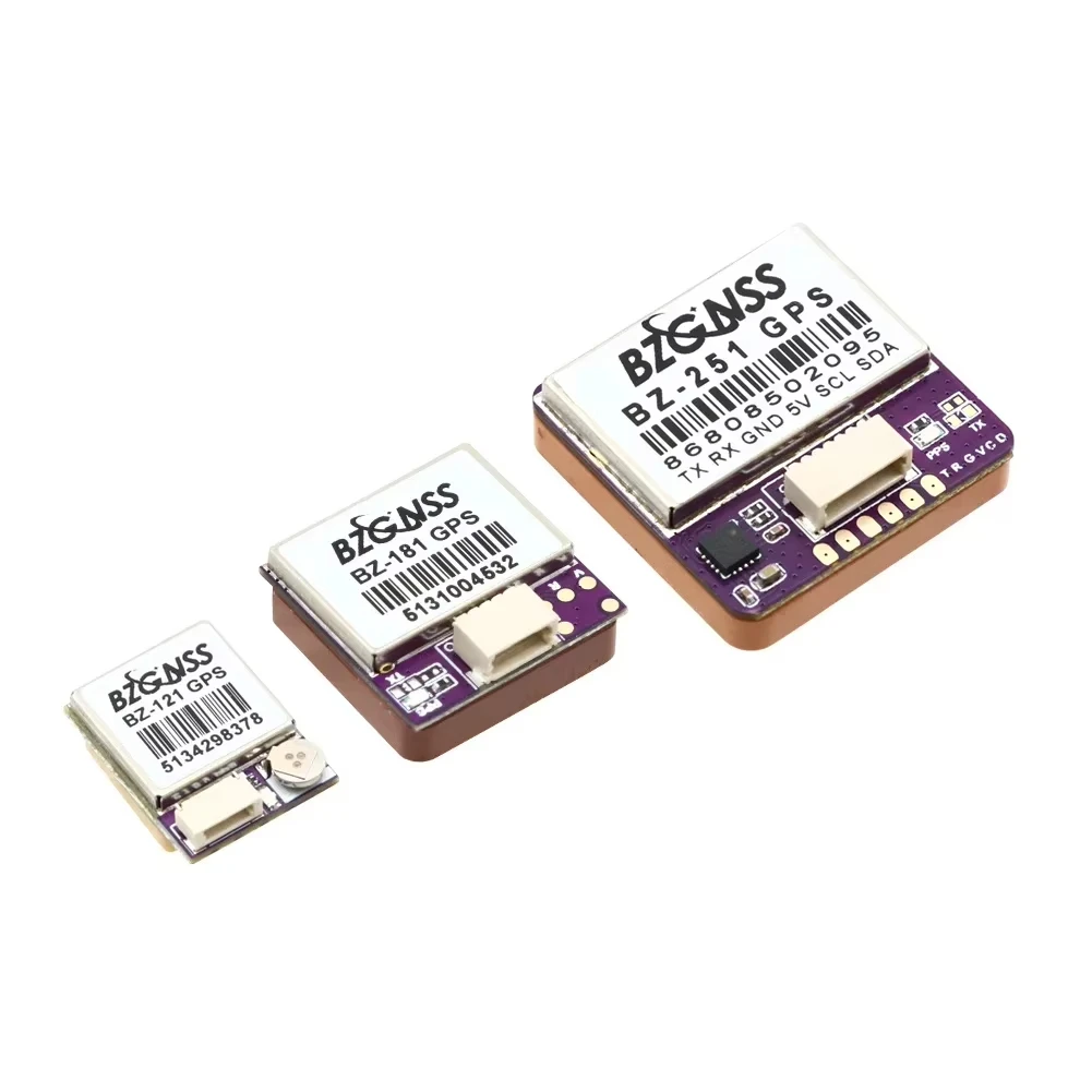 BZGNSS BZ-251 BZ-181 BZ-121 GPS 모듈, 듀얼 프로토콜 FPV 리턴 호버 F7 F4 비행 제어, 고정 날개 리턴 구조 드론 모델