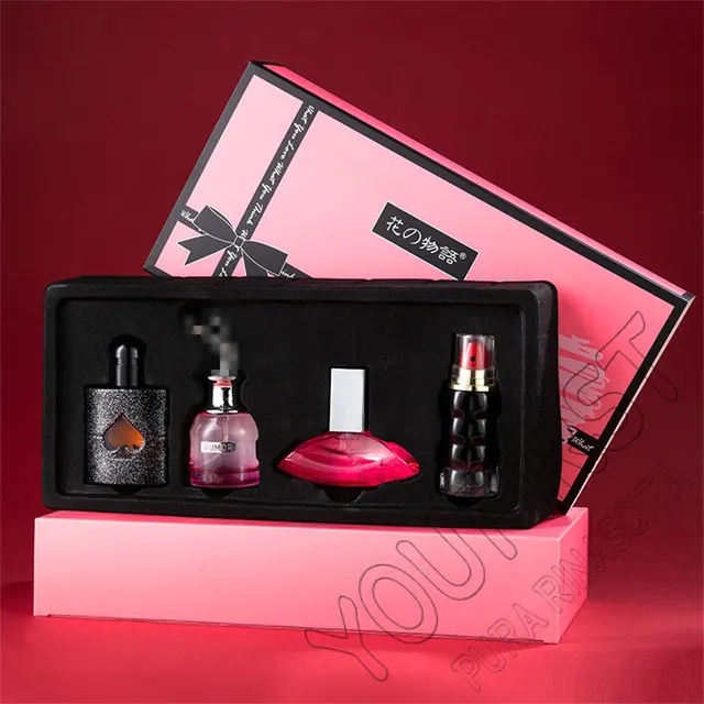 Parfum De marque privée pour femmes, Eau De Parfums pour Dames, 105ml, coffret cadeau original, ensemble De 4 pièces, Spray parfumé Floral naturel 1