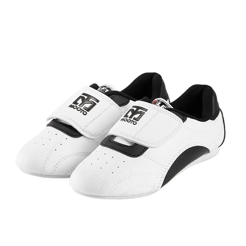 Children Taekwondo Shoes Men's Breathable Kids Martial Arts Karate Kung Fu Shoes Gym Fitness Workout Sports Body Building Wushu