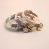 1Piece Adjustable Cat Collar With Pendant Lace Pet Collar Suitable For Small Cats and Dogs Cat Collar Personalized Accessories 4