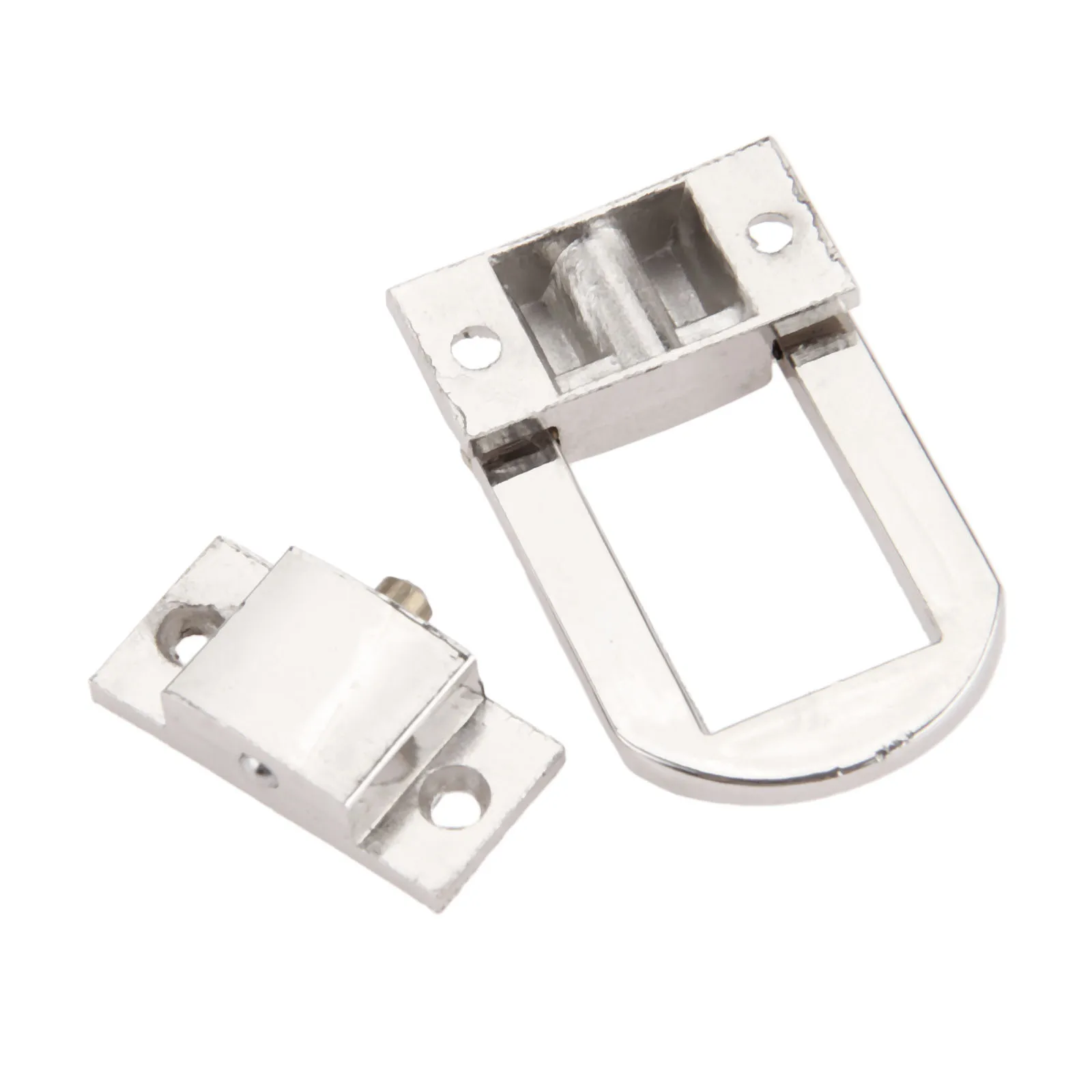 Antique Box Hasps 6pcs Alloy Lock Catch Latches w/Screw for Jewelry Wood Box Suitcase Buckle Clip Clasp Vintage Silver Hardware