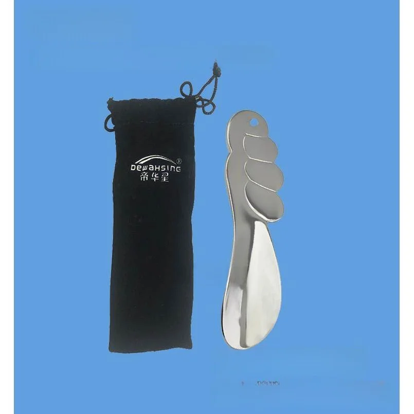 긴 스테인리스 스틸 구둣주걱 티타늄 합금 임산부를 위한 굽이 낮은 신발 속에 신는 구둣주걱 편안한 가정용 신발용품