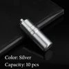 1 pc Metal Cigarette Case with Keychain Portable Mini Waterproof Cigarette Box for Outdoor Travel Silver Tobacco Case 5