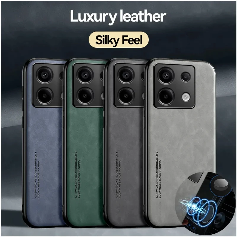 Magnetic Case Phone Case Phone Protector Cover Magnetic Case for Xiaomi Redmi Note 14 13 Pro 5G Note 13 Pro+ Plus 12 12S 11 Pro