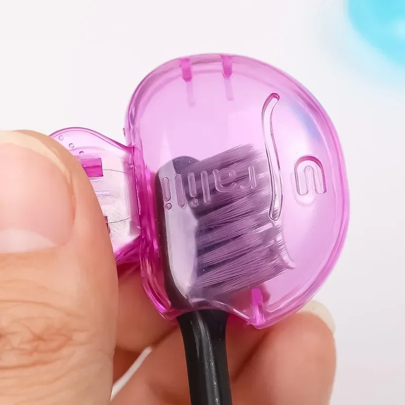 Portable Toothbrush Head Cover Clips 5/1PCS Plastic Dustproof Head Protector Cap