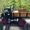 LESU 4X4 1/10 RAVE-UM406 RC Off-road Vehicles Painted Assembled Mini Electric Cars 2 Speed Transmission Sound Light System Winch 5