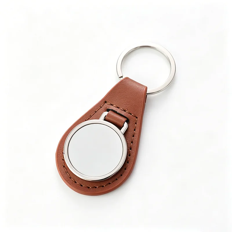 Custom Leather Photo Keychain – Unique Keepsake Jewelry Gift