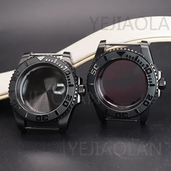 40mm Black YACHT-MASTER Men Watch Case Parts For Seiko nh34 nh35 nh36 nh38 Eta 2824 Miyota 8215 Movement 28.5mm Dial Submariner