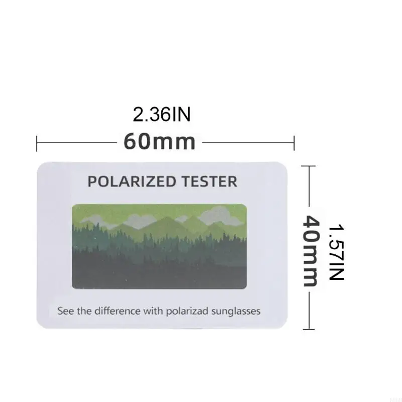 Polarization Sunglasses Tester, Polarized Glasses Test Card,Glasses Check Paper
