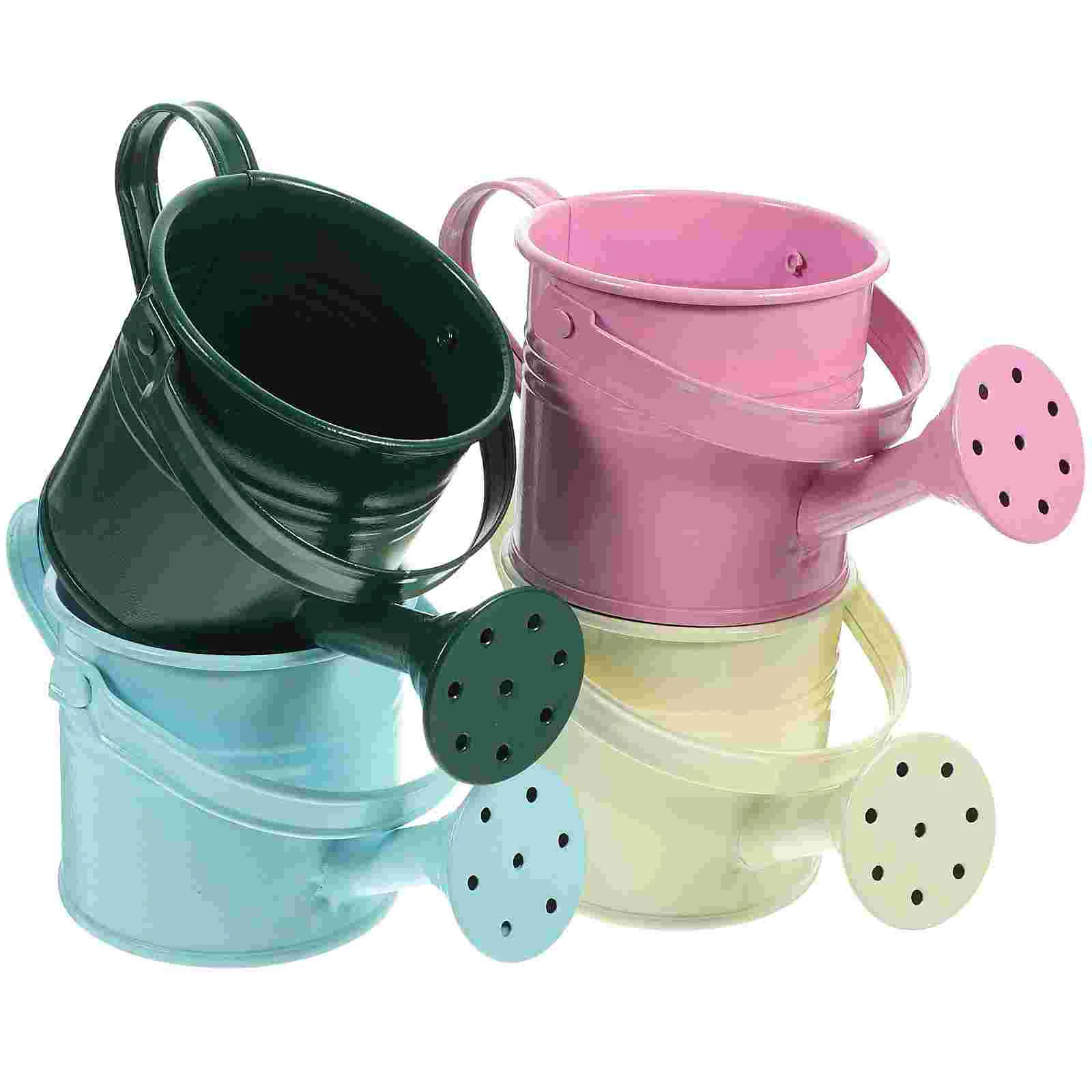 

Creative Watering Tin Simple Watering Pot Durable Iron Sprinkling Kettle Portable Can for Garden Home Plants Flower