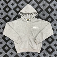 Men's Fce Lined Hoodie Sweatirt Casual Print Bubble Design Zipper Cardigan Long Sve Warm Comfortable Street Sle Aut...