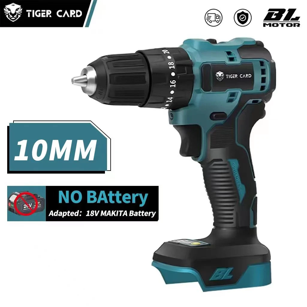 18v Cordless Brushless Impact Drill Makita Cordless Electric Drill