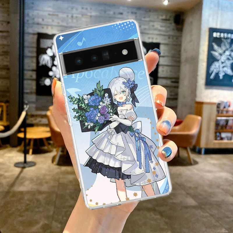 Silicone Shockproof Soft Transparent Phone Case Cover - Honkai Impact 3rd Design
