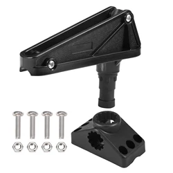 Enhanced Anchor Lock with Release System - Side Deck Mount for Watercraft Fishing Adventures (Black)