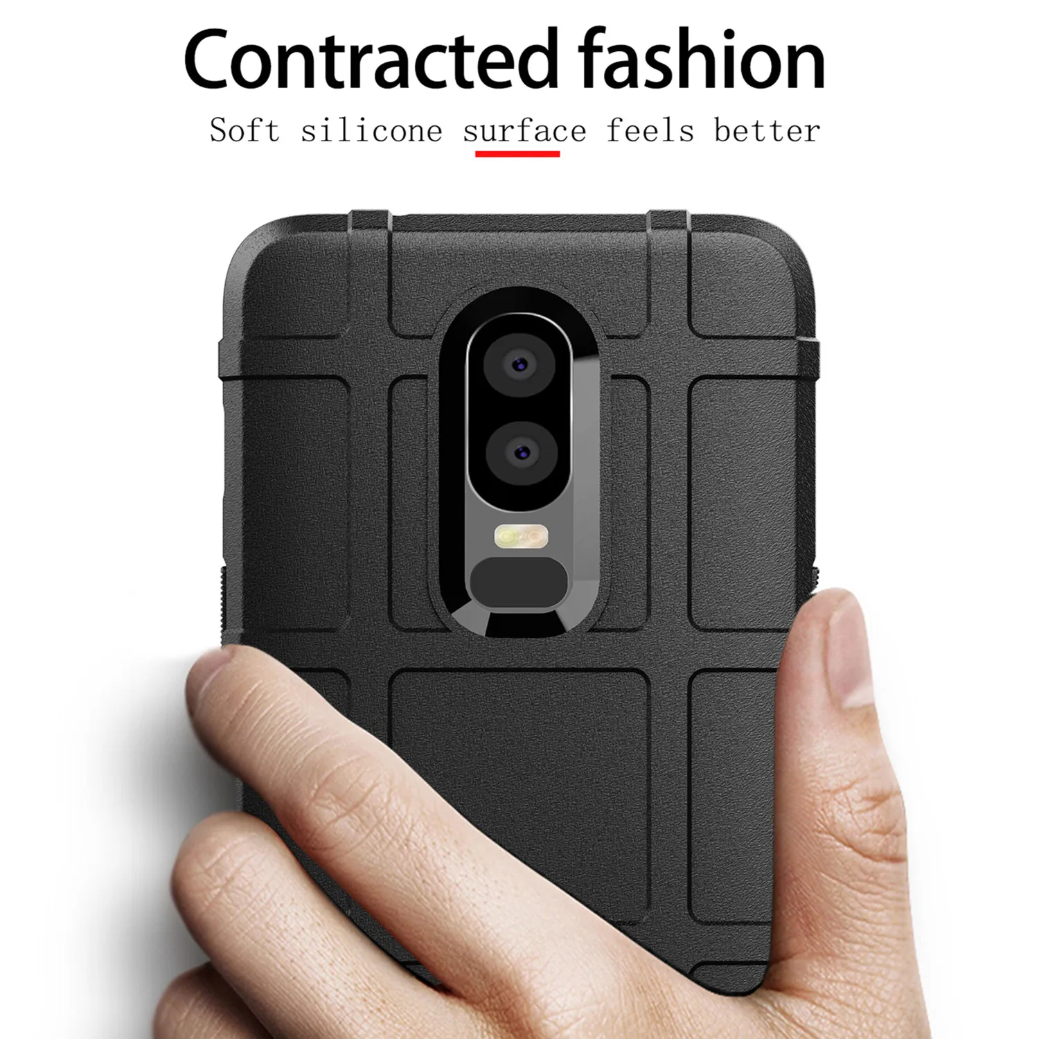 Shield Case for oneplus 6 1+6 Armor Heavy Silicone Back Cover for One Plus 6T 1+6T ShockProof Matte Rubber Soft Phone Cases 2