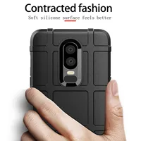 Shield Case for oneplus 6 1+6 Armor Heavy Silicone Back Cover for One Plus 6T 1+6T ShockProof Matte Rubber Soft Phone Cases 2