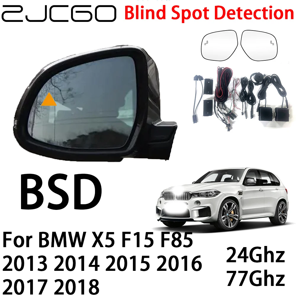 

Автомобильный BSD-радар ZJCGO, система обнаружения слепых зон, предупреждение о вождении для BMW X5 F15 F85 2013 2014 2015 2016 2017 2018