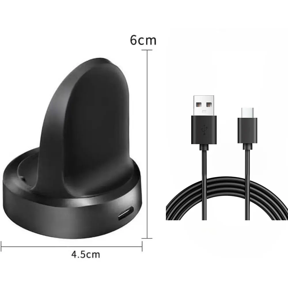삼성 갤럭시 워치 8 7 6 5 4 3 액티브 1/2 42mm/46mm용 무선 충전 패드, 고속 충전 거치대