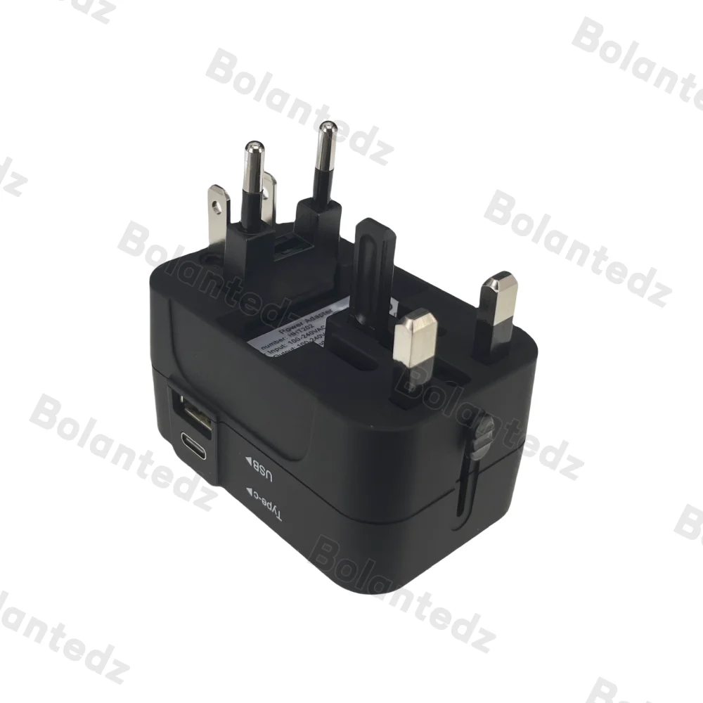 Hot Sale Travel Adapter with Dual USB Port Universal Adaptor UK to EU Plug