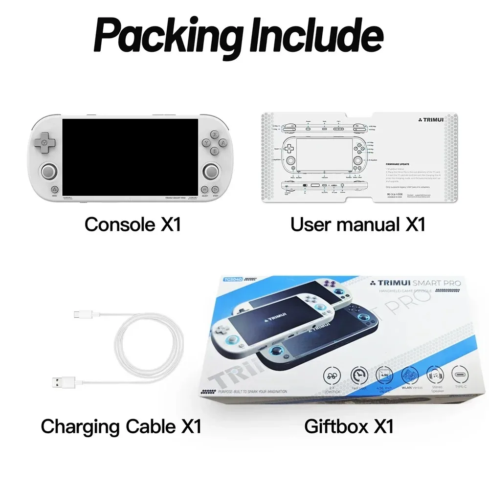 TRIMUI SMART PRO 携帯ゲーム機 TG5040 Amazon.com: TRIMUI Smart PRO 5-Inch Handheld Game Console