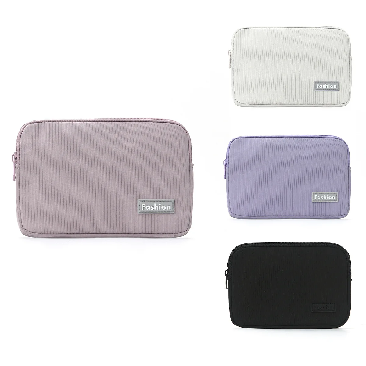 Portable Cosmetic Storage Bag Detachable High Aesthetic Value Travel Cosmetic Bag Foldable Modern Minimalist Style Polyester