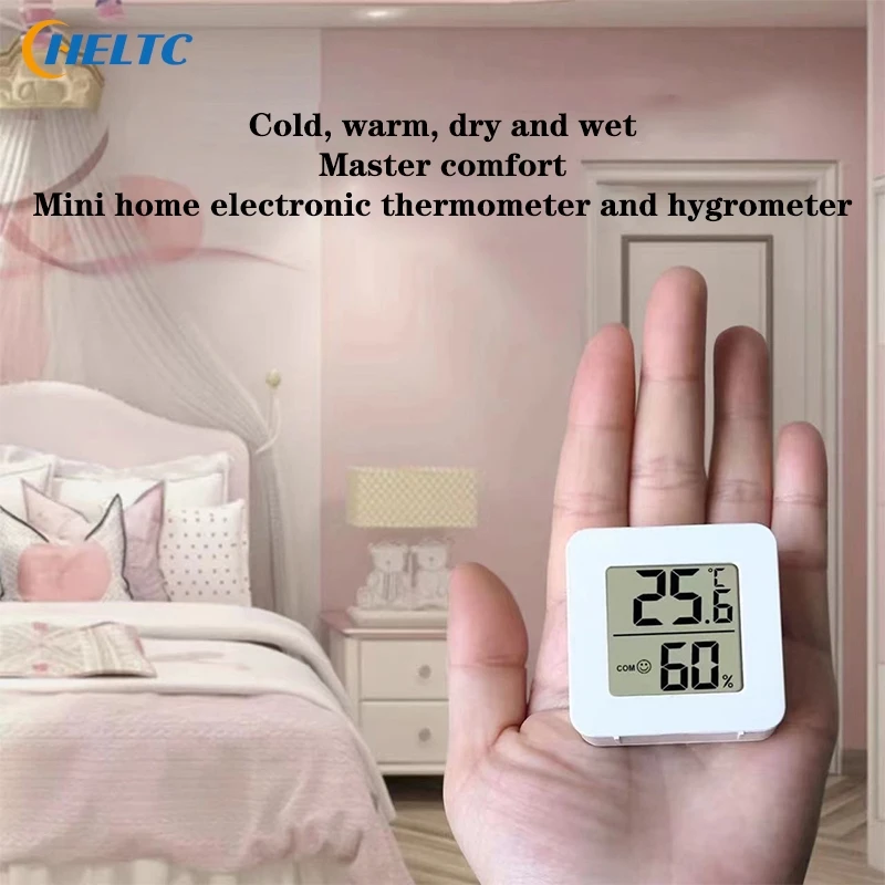 Household Precision Thermometer Mini Indoor Thermometer LCD Digital Temperature Hygrometer Gauge Sensor Humidity Meter 1PC