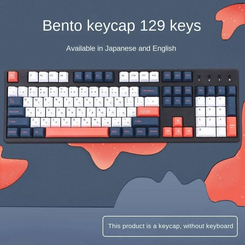 

GMK Bento Keycap Cherry Profile Keycaps PBT Sublimation 136 Keys Support 61/64/68/75/84/87/96/98/104/108