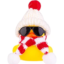 Christmas Rubber Ducks Car Ornaments