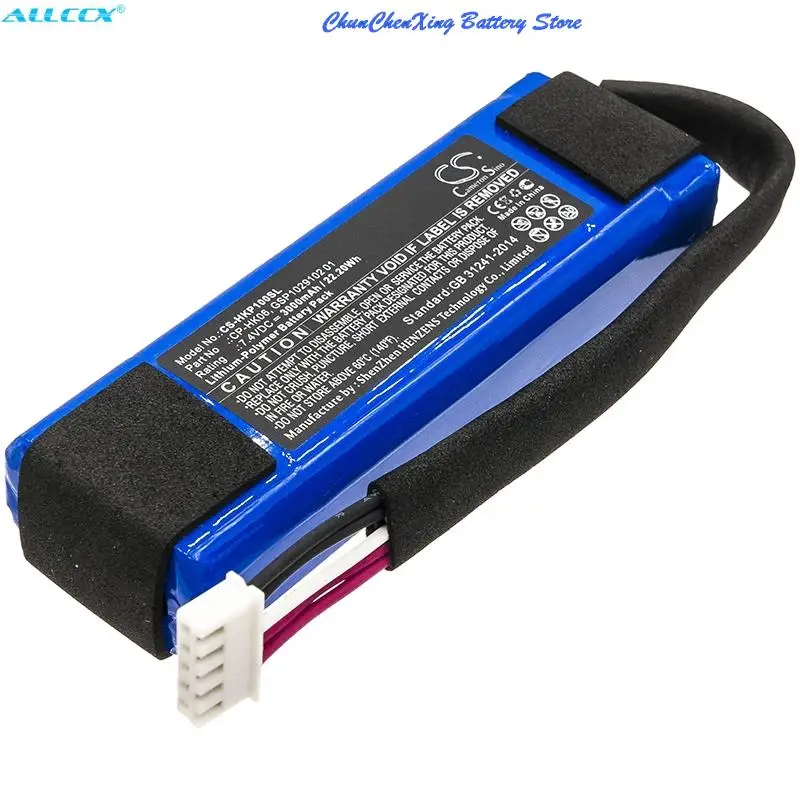 7.4V 3000mAh Speaker Battery CP-HK06,GSP1029102 01 for Harman/Kardon Go Play Go Play Mini GO+ Play +TOOL rechargeable battery
