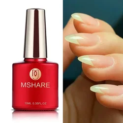 Milky Pink Glitter Camouflage Gel Nail Polish - 10ml UV LED Soak Off (Clear base coat)