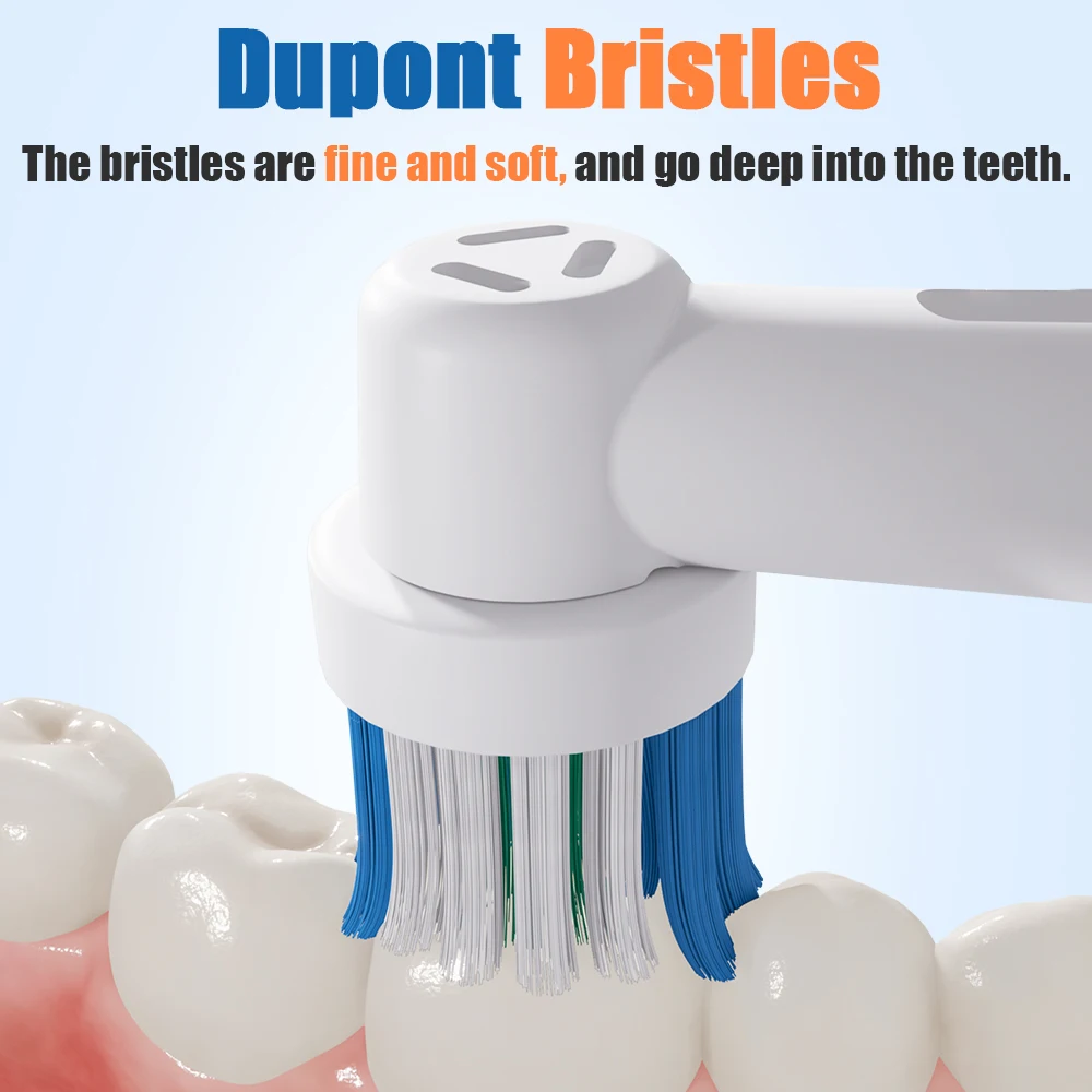 Compatible with Oral B Electric Toothbrush Replacement Toothbrush Brush Heads, Toothbrush Head Refill for OralB 100 300 500 1000