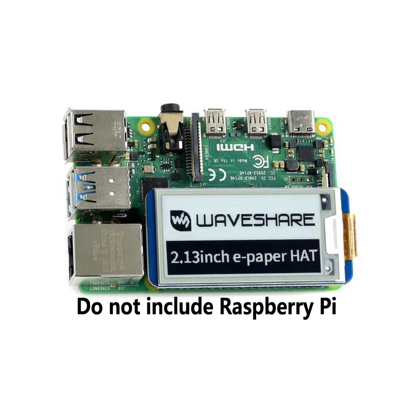 Raspberry pi 2.13 Polegada Lcd 2.13 Polegada E-ink Display Hat 250x122 - Imagem 6