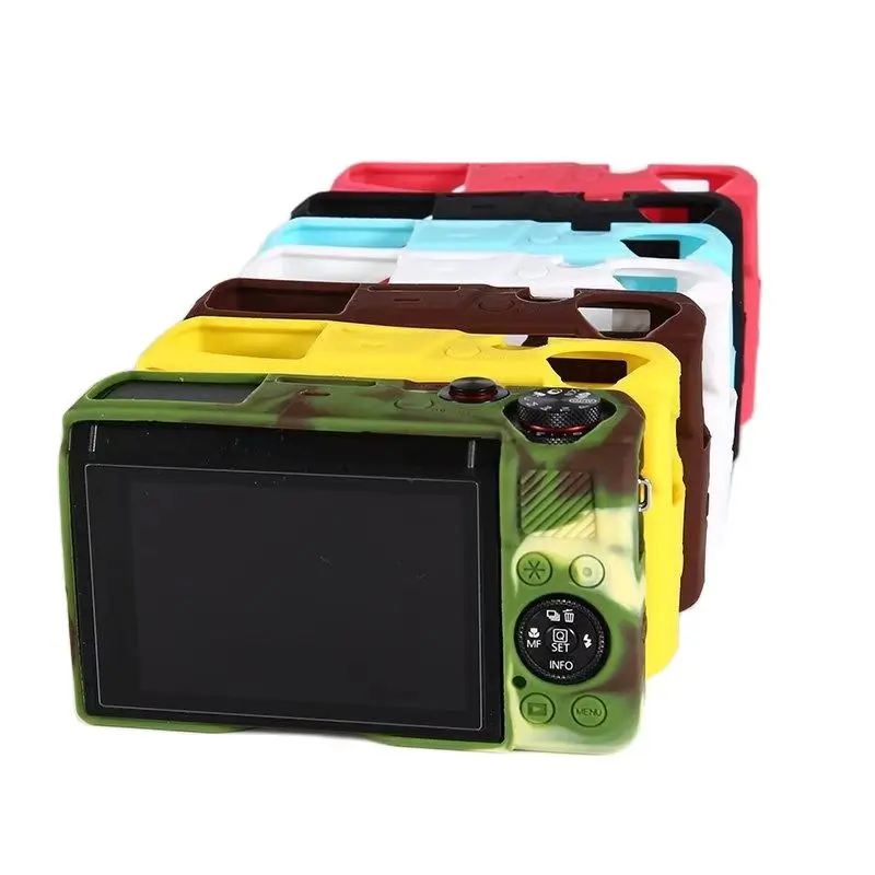 Housse Silicone Souple Pour Canon G7X Mark III - Protection Anti-chocs, Sable, Poussière - Accès Aux Ports Et Batterie