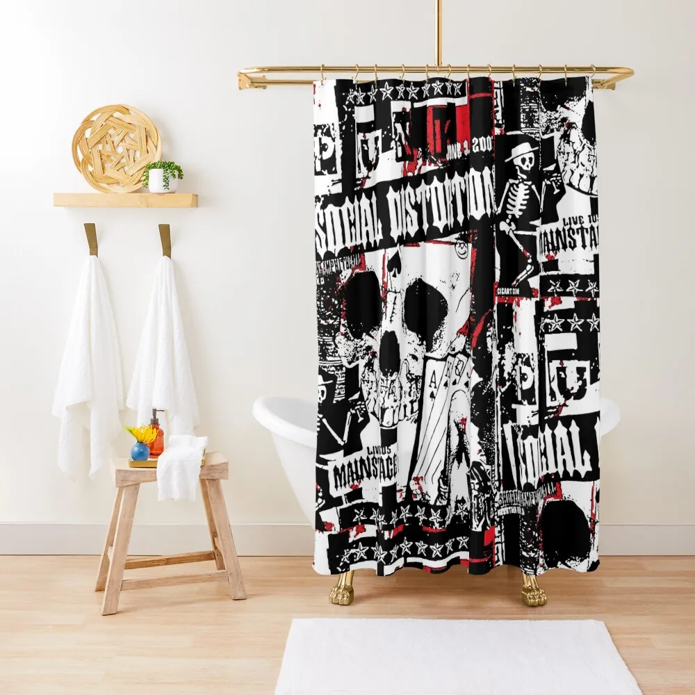 

ROCK music art / SD Shower Curtain Shower For Bathroom Set Bathroom Accessories For Bathrooms With Beautiful Designs Curtain