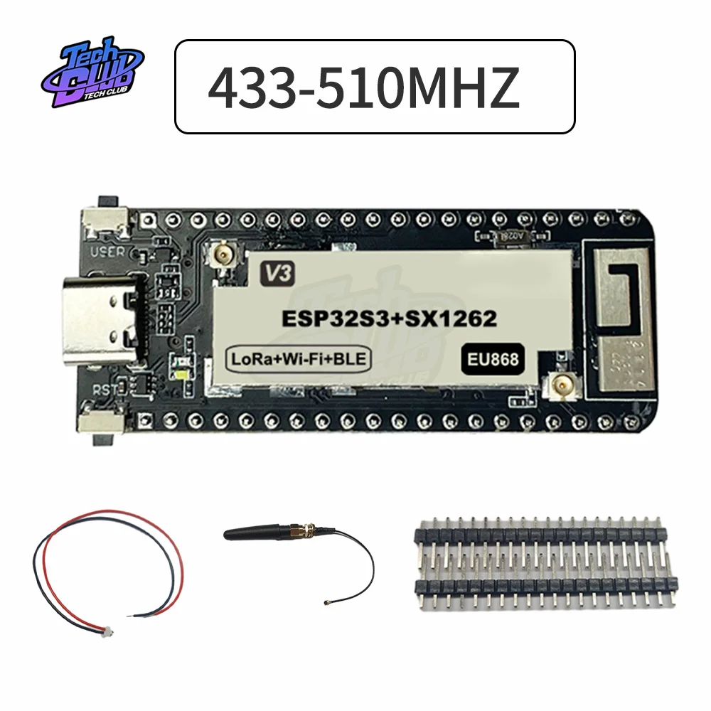 

433-510 МГц 863-928Wireless stick lite ESP32 + LoRa V3, макетная плата, совместимая с фотографиями, для самостоятельной сборки электроэнергии