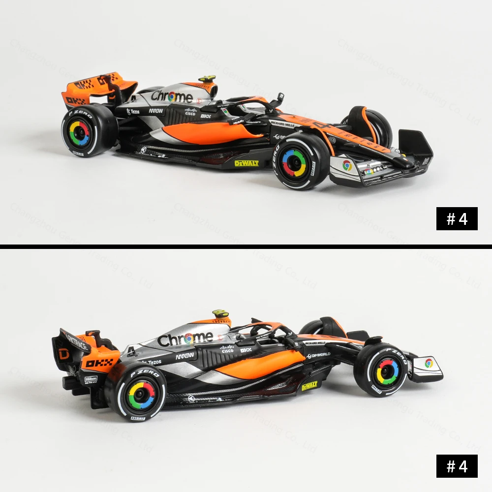 Bburago 1:43 2023 Mclaren MCL60 F1 Formula Car Die Cast Vehicles Collectible Model Racing Toys 6