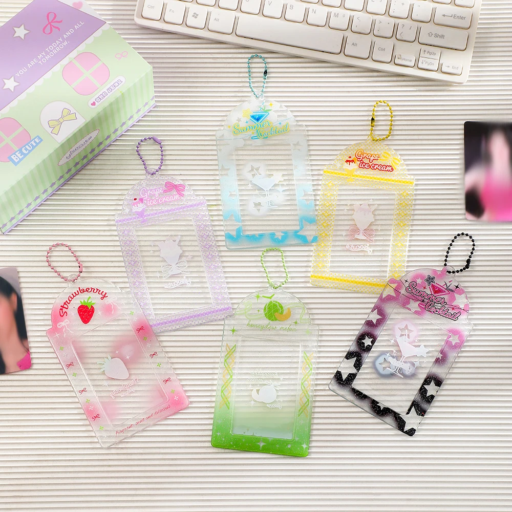 PVC ID Badge Holder Gift Name Tag Lanyard Badge Holder, with Retractable Reel Office 6