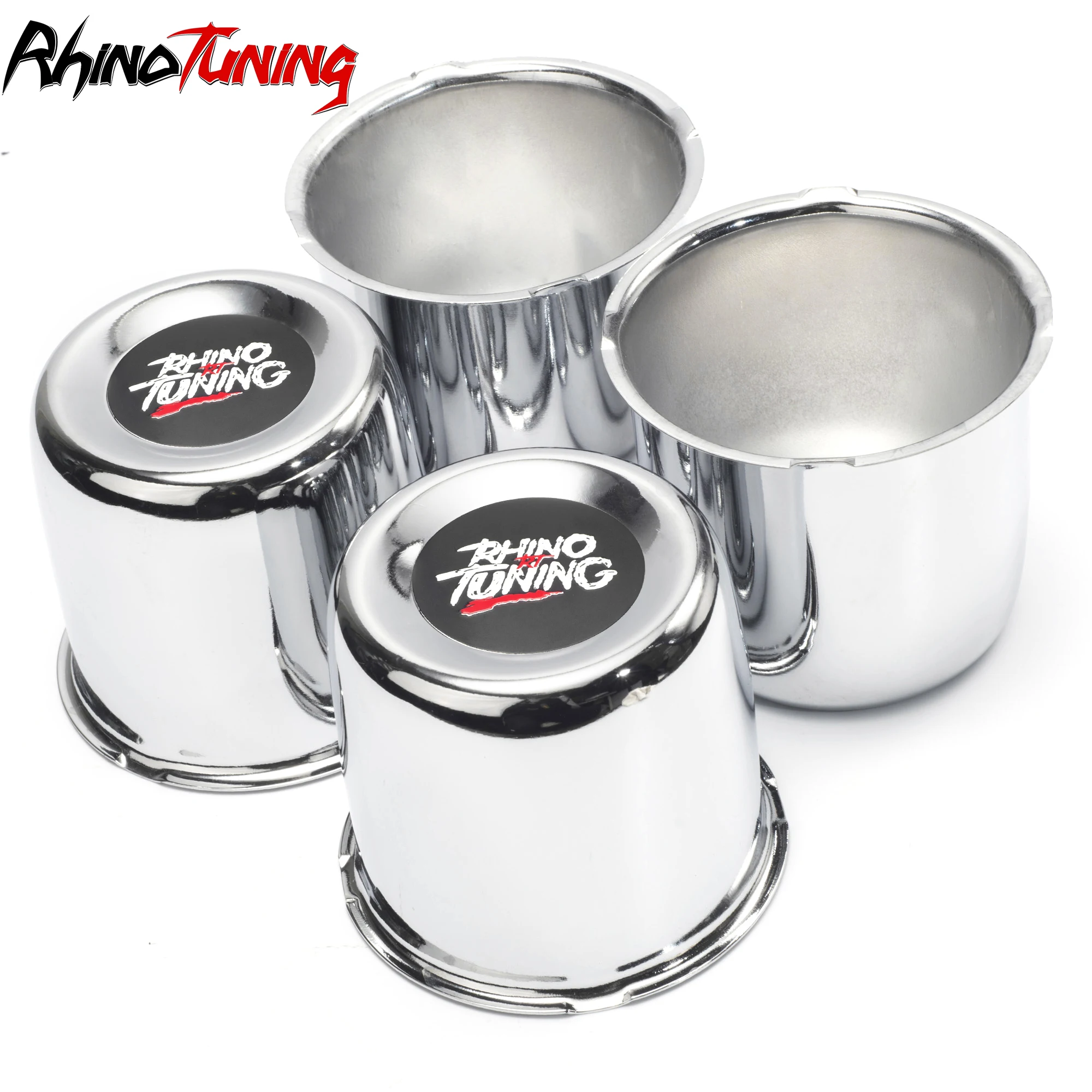 4pcs 84mm 3.31in Push Through Center Cap For Trailer/Truck Rims Hub