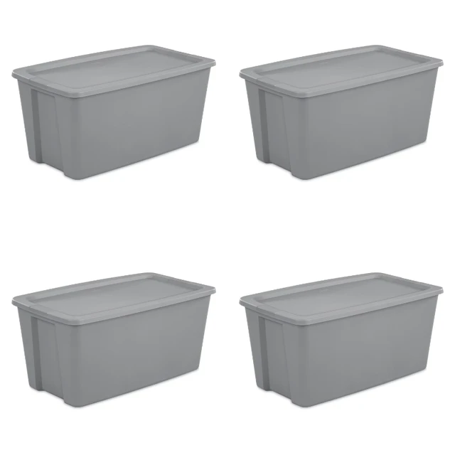 Large Plastic Clothes Storage Boxes  Large Storage Box Plastic Container -  52l Large - Aliexpress