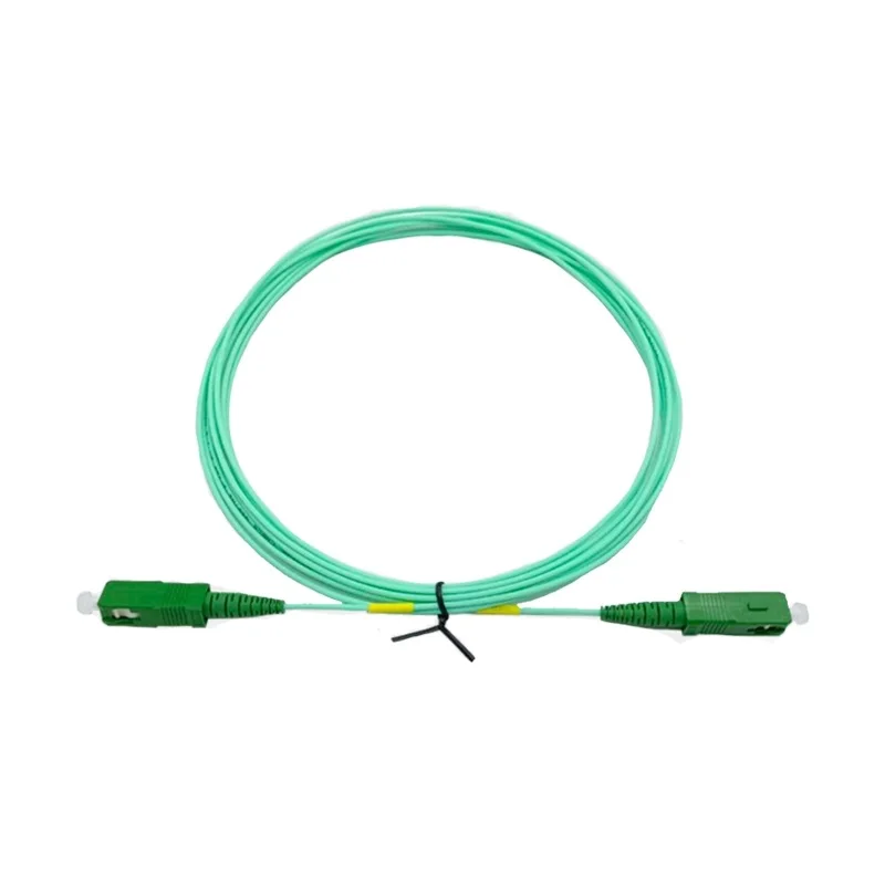 3.5 Meter SC/APC-SC/APC Green Fiber Optic Patch Cord Single Mode G657A2 Simplex 1.6mm Jumper Cable For France