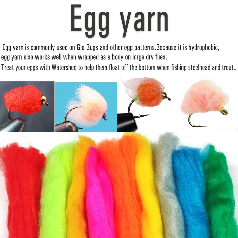 Trout Glo Bug Yarn Fly Tying Yarn Flies For Steelhead Vtwins Fly