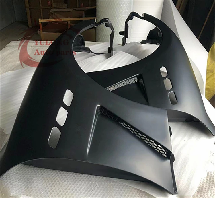 FRP or semi-carbon fiber MC style front bumper rear bumper side skirt fender Exhaust pipe for Maserati Granturismo GT - - Racext 21