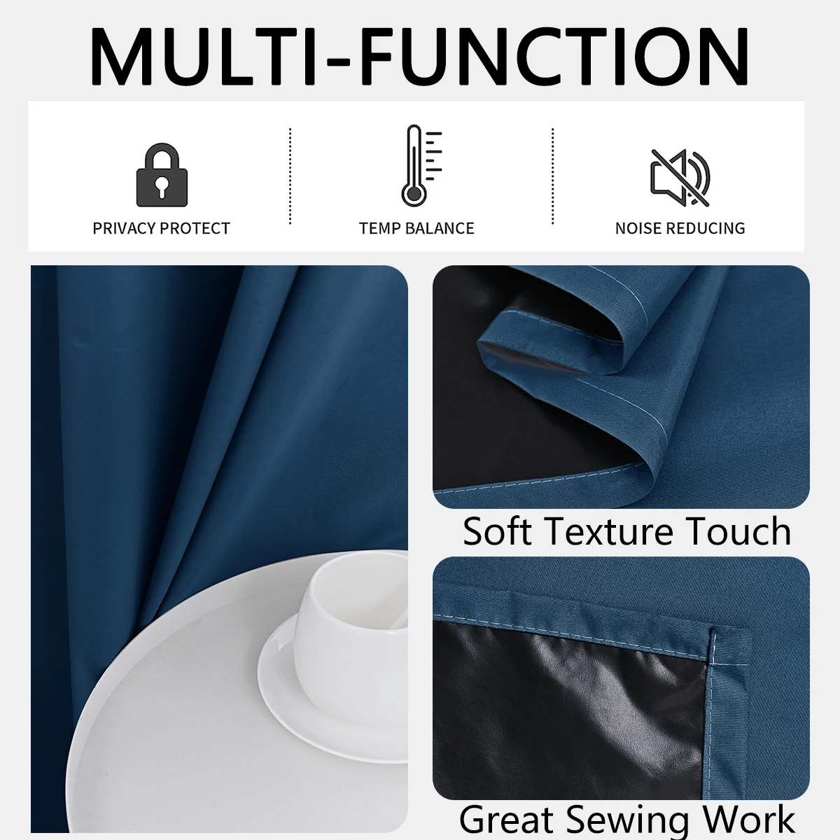 Blackout Curtain Coated Lining Solid Colour 2pcs blackout curtains,window curtains,decor curtains